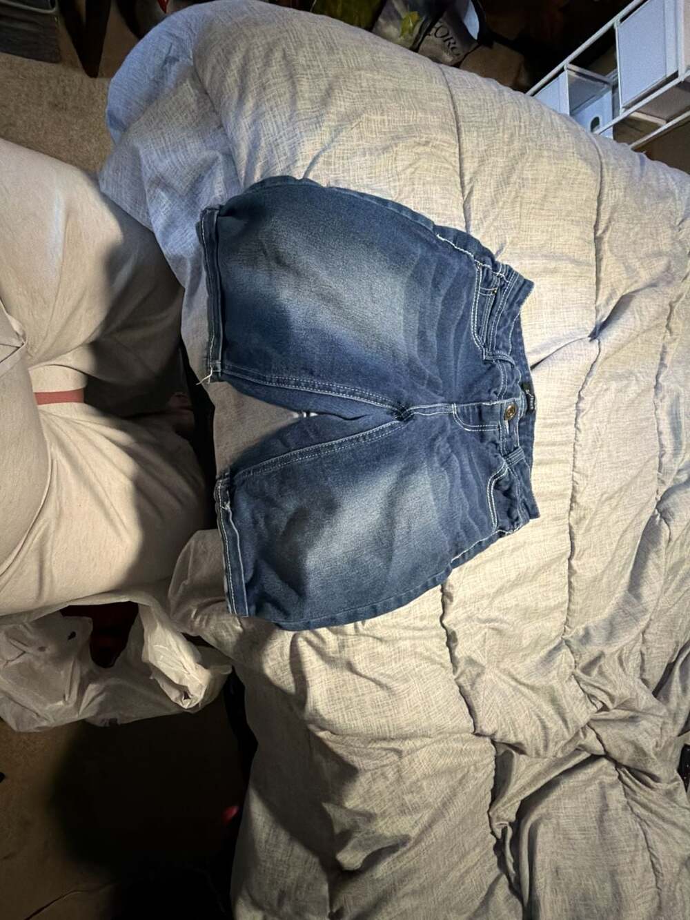 Squeeze Women's Dark Denim Jean Shorts Size 12